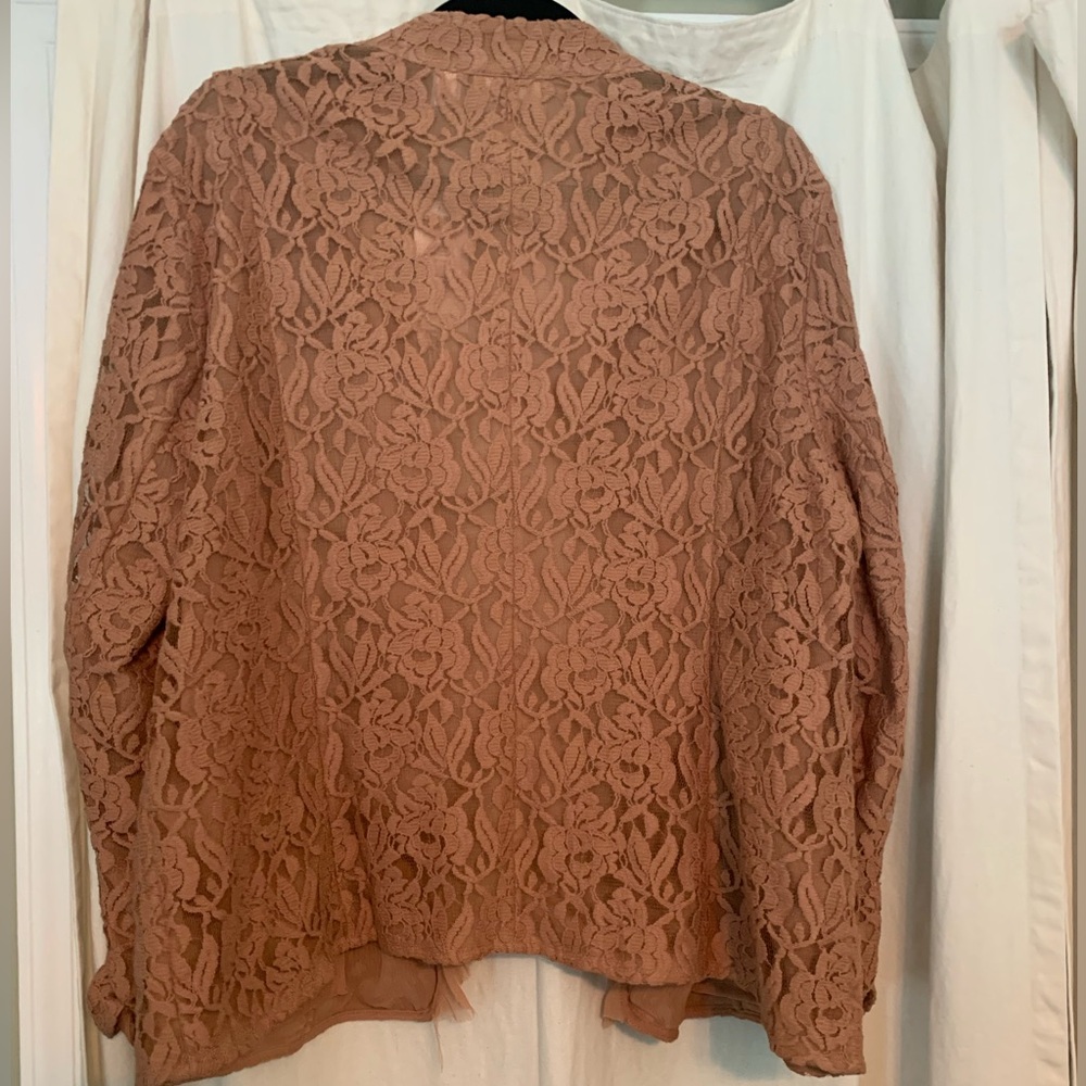 Chico's Lace Jacket in Copper - Picture 5 of 6
